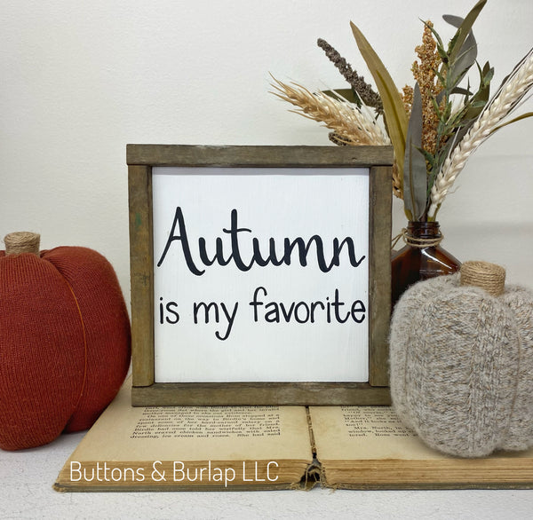 Autumn is my favorite