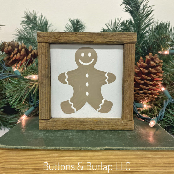 Gingerbread shelf sitters