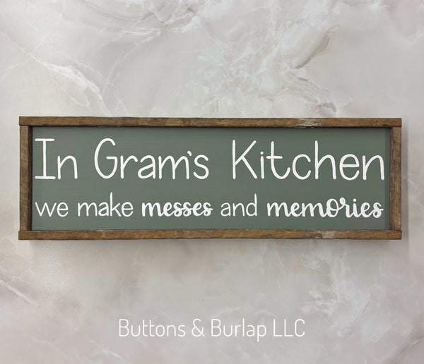 In this kitchen, messes & memories