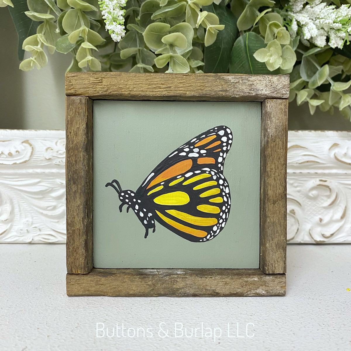 Monarch butterfly Buttons & Burlap LLC