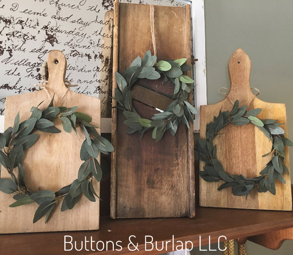 Mini huckleberry greenery wreath