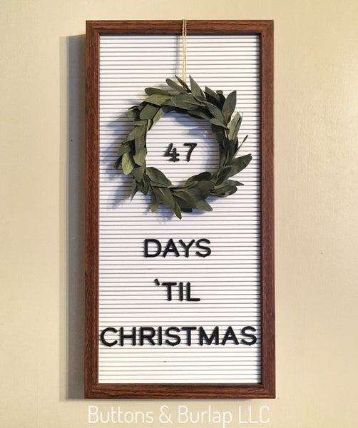 Mini huckleberry greenery wreath