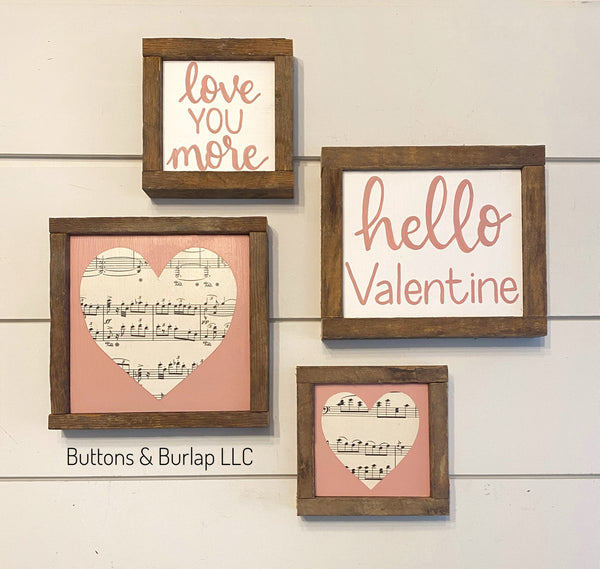 Valentine’s Day shelf sitters (pink)