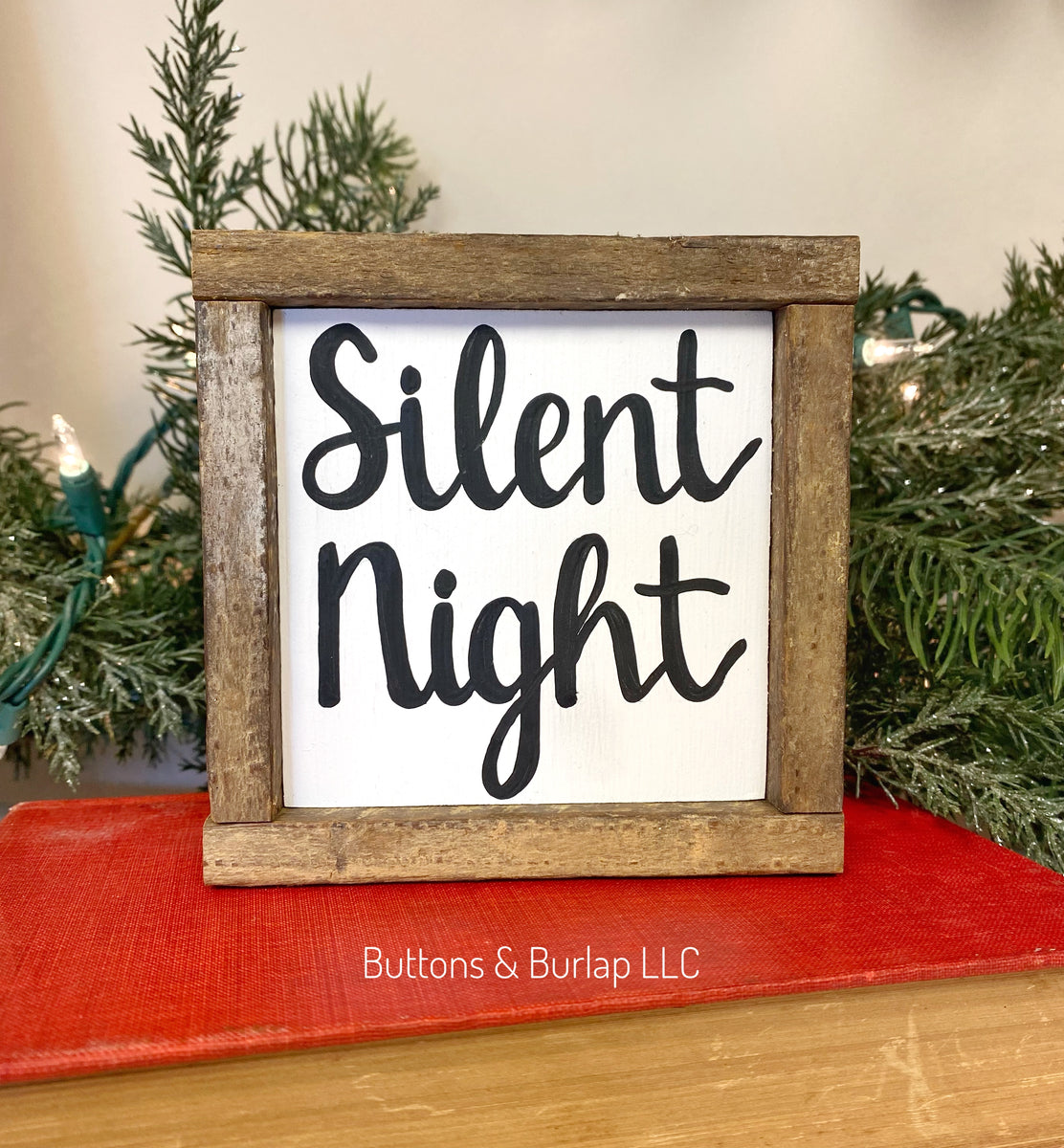 Silent Night Buttons & Burlap LLC