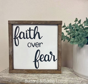 Faith over fear