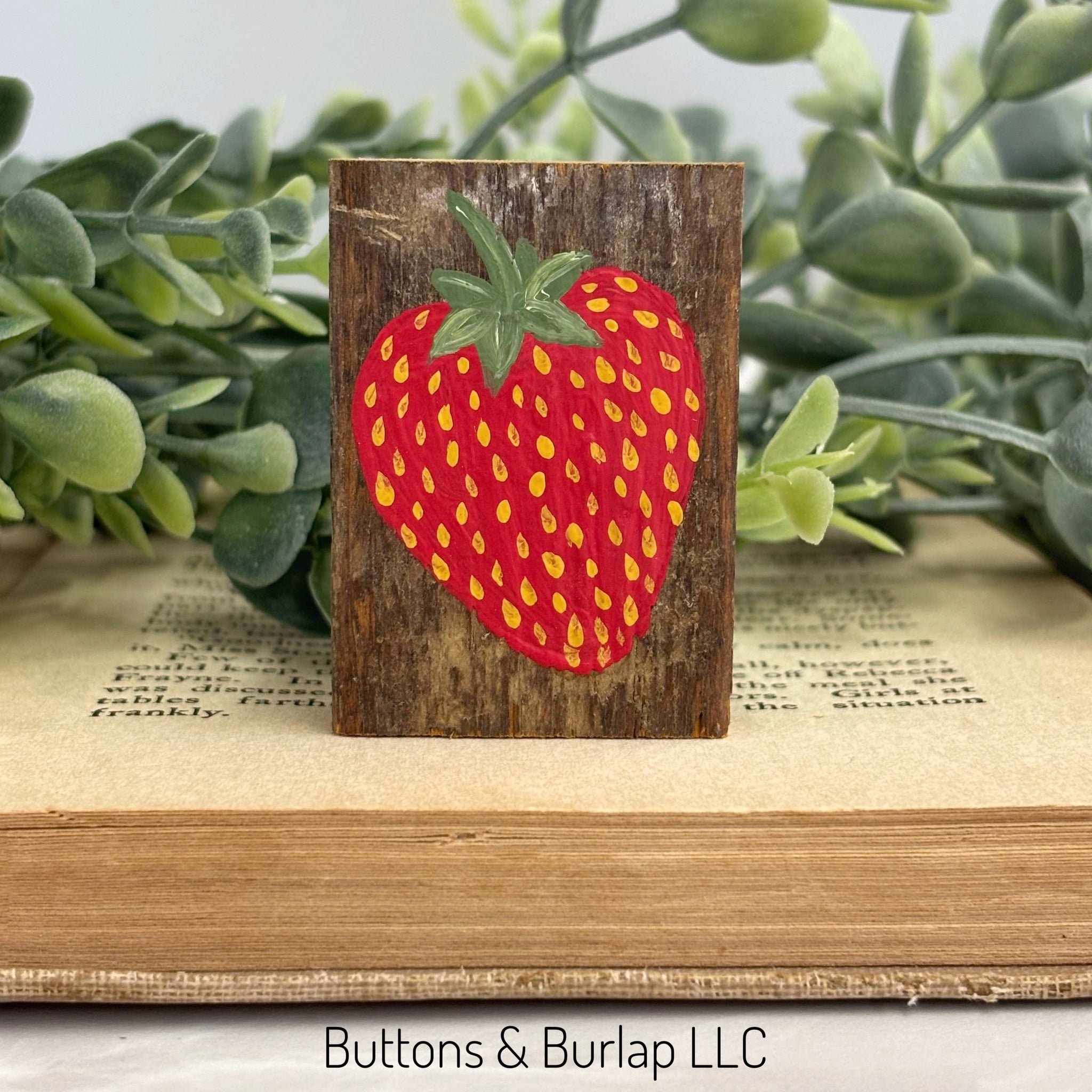 Strawberry lath sitter