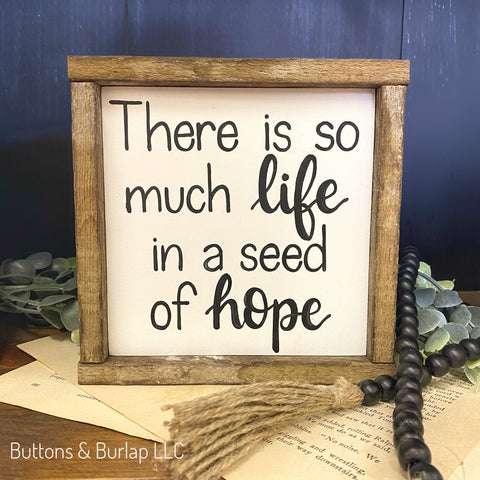 A seed of hope