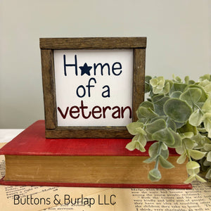 Home of a veteran