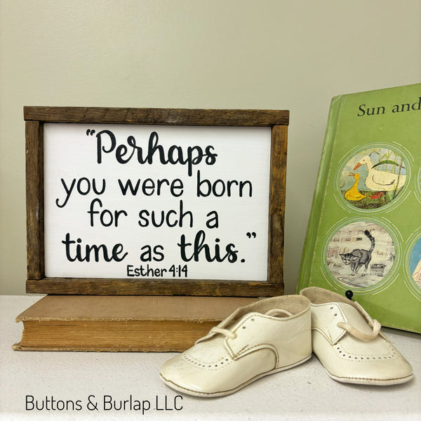 Perhaps you were born scripture