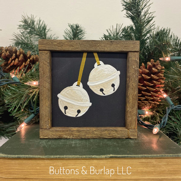 Jingle bells shelf sitter