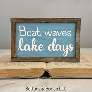 Lake life shelf sitters