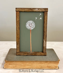 Dandelion shelf sitter