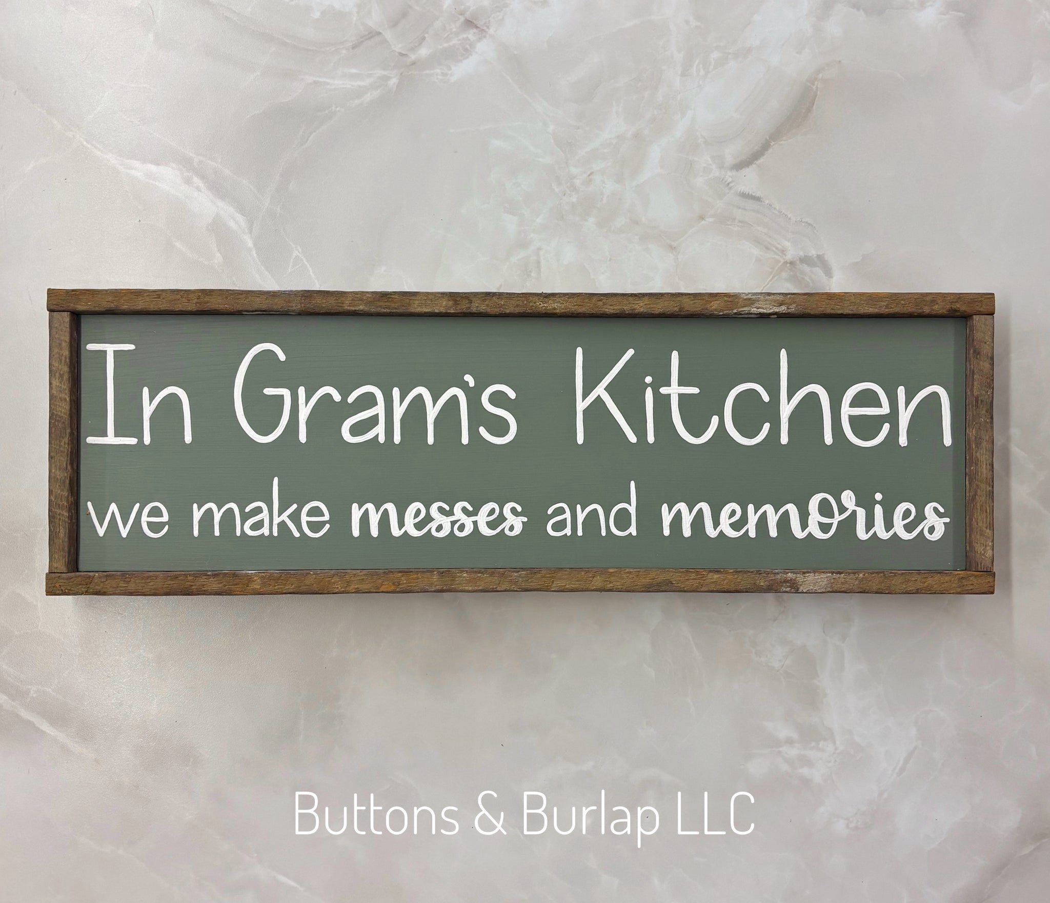 In this kitchen, messes & memories