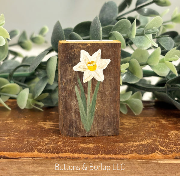 Spring flower mini lath sitters