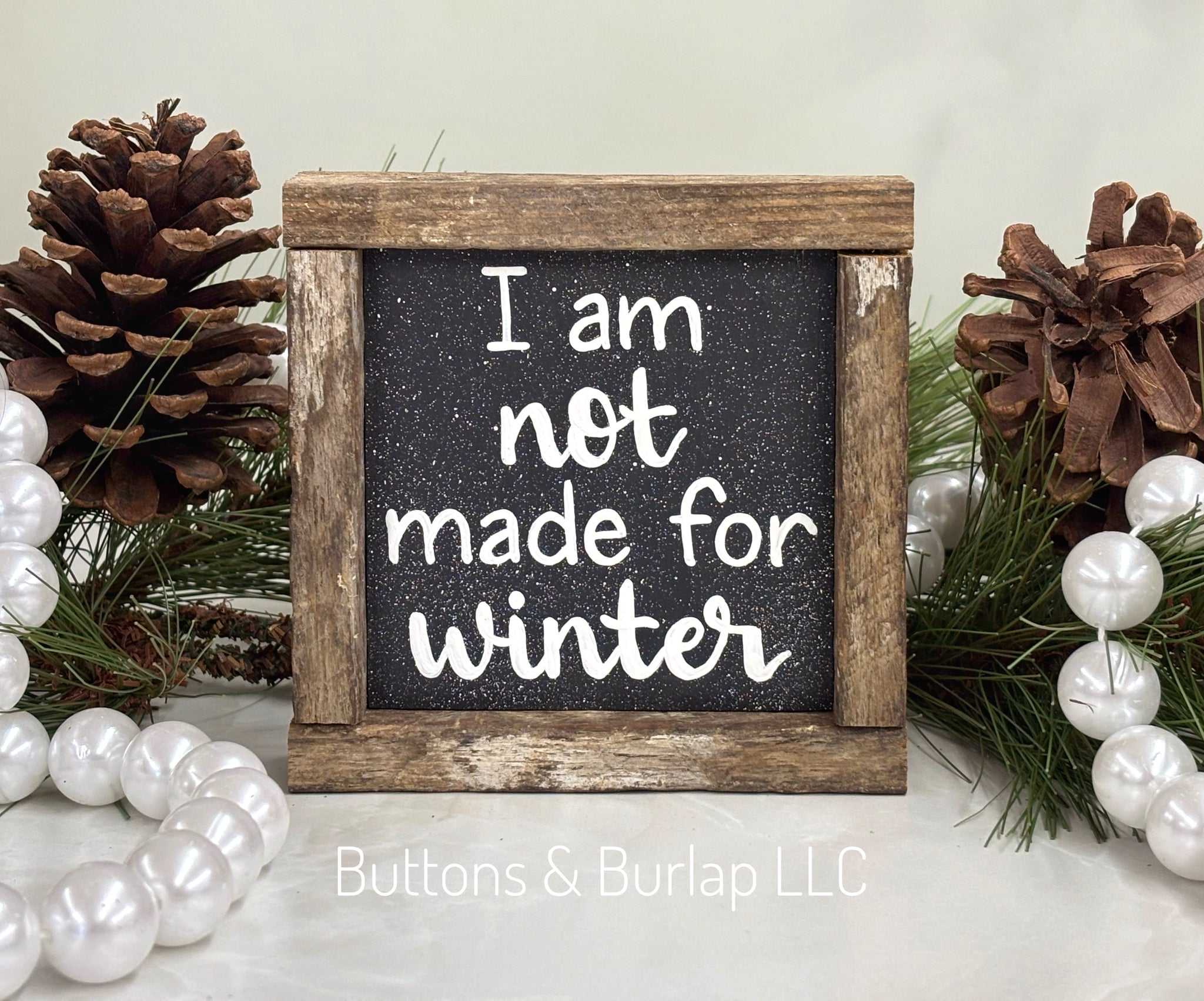 I am not made for winter