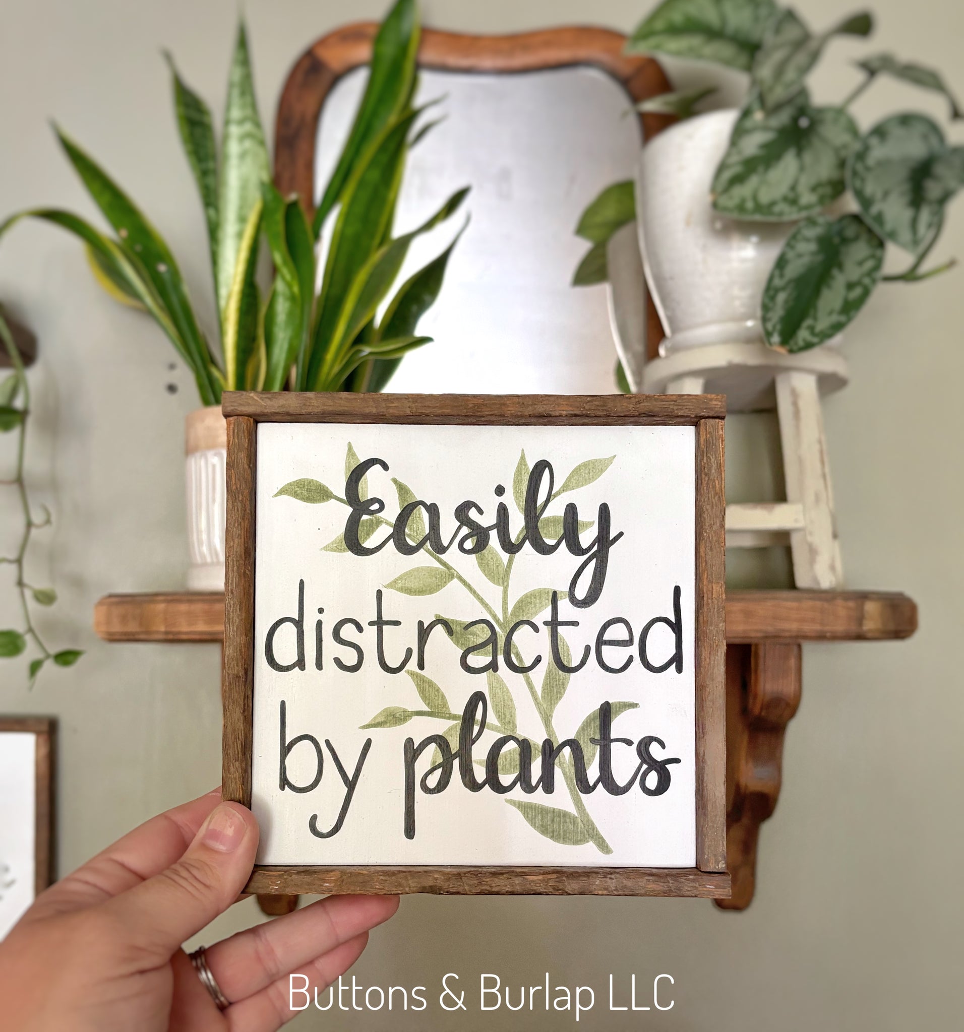 Easily distracted by plants