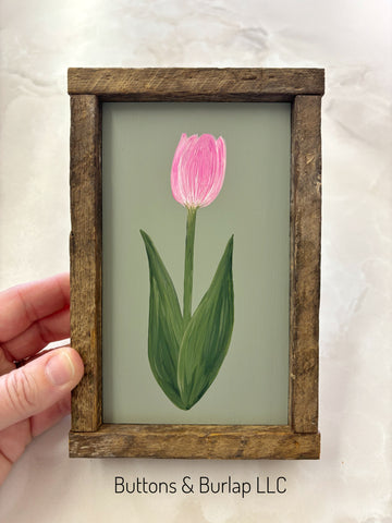 Pink tulip