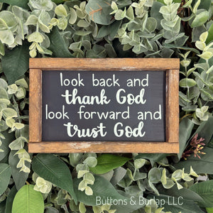 Look back and thank God