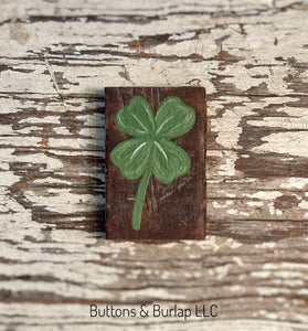 St. Patrick’s Day mini lath sitters