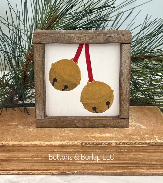 Jingle bells shelf sitter