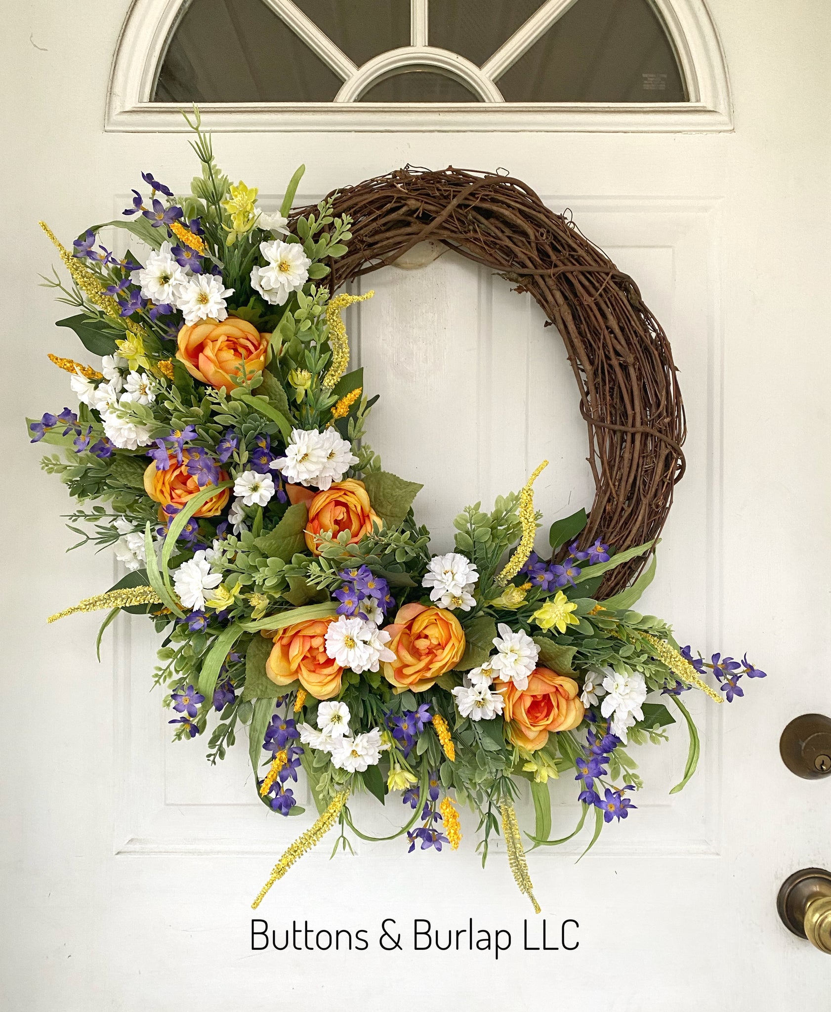 Spring/Summer floral wreath