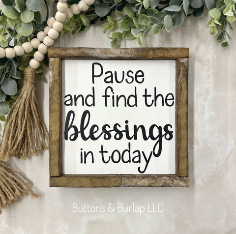 Find the blessings in today