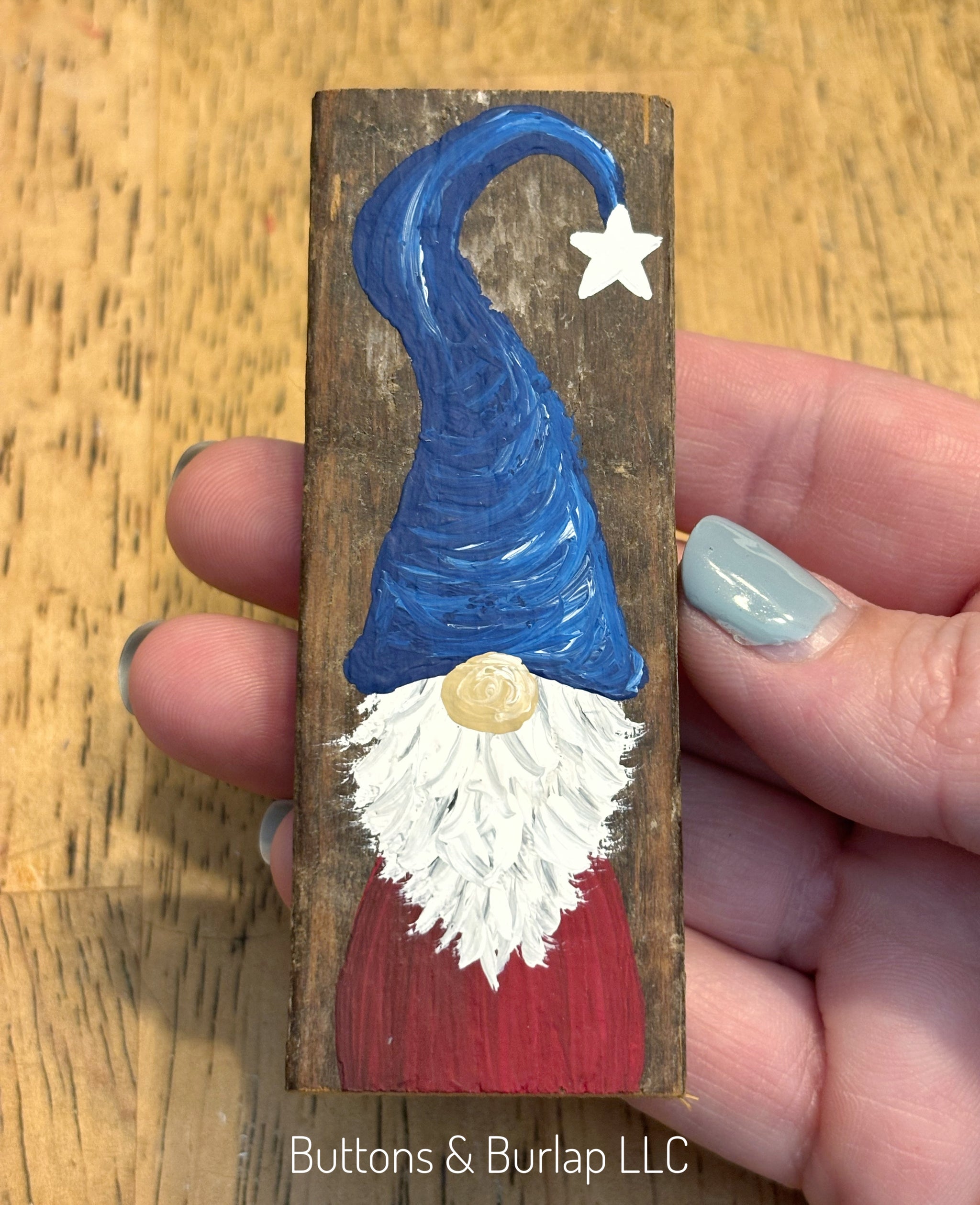 tobacco lath crafts Patriotic lath sitters – Buttons & Burlap LLC