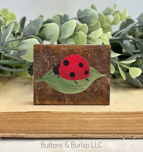 Ladybug mini lath sitters
