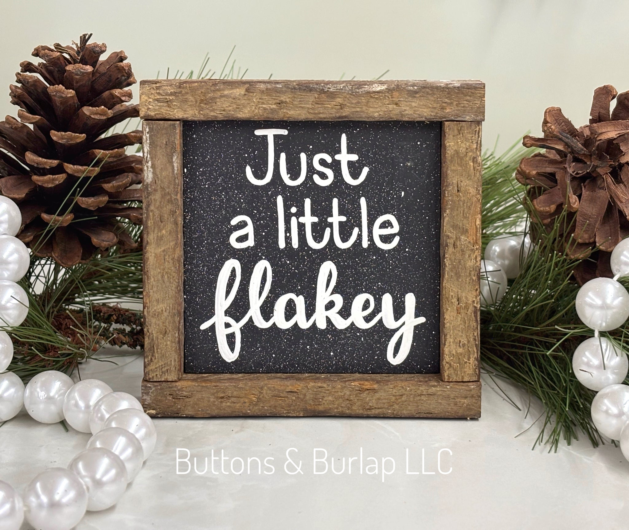 Just a little flakey