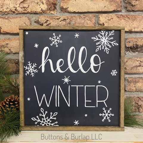Christmas Wreath Winter Let It Snow Snowman Wooden Sign with Striped R –  Brownbottle Burlap