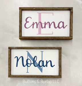 Personalized Name sign