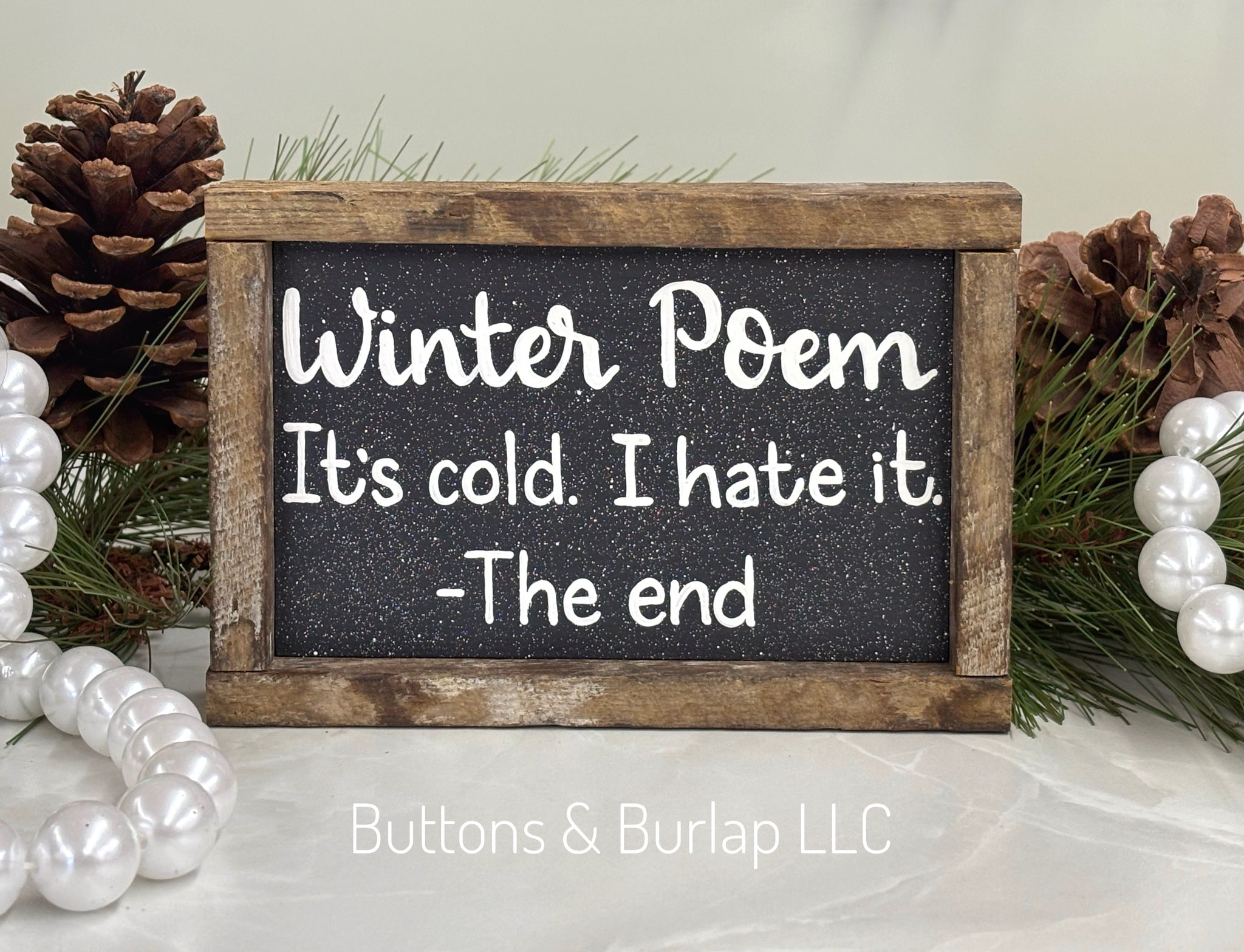 Winter poem. It’s cold. I hate it.