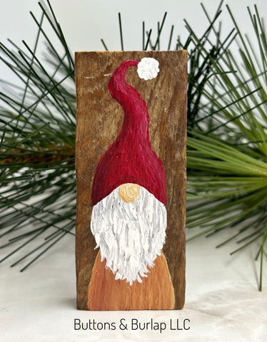 Christmas gnome lath sitters