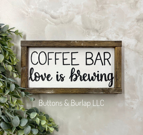 Coffee Bar love is brewing