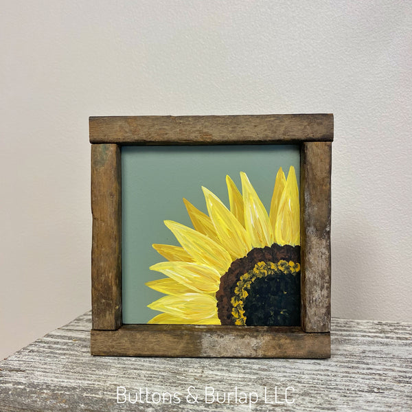 Sunflower shelf sitter