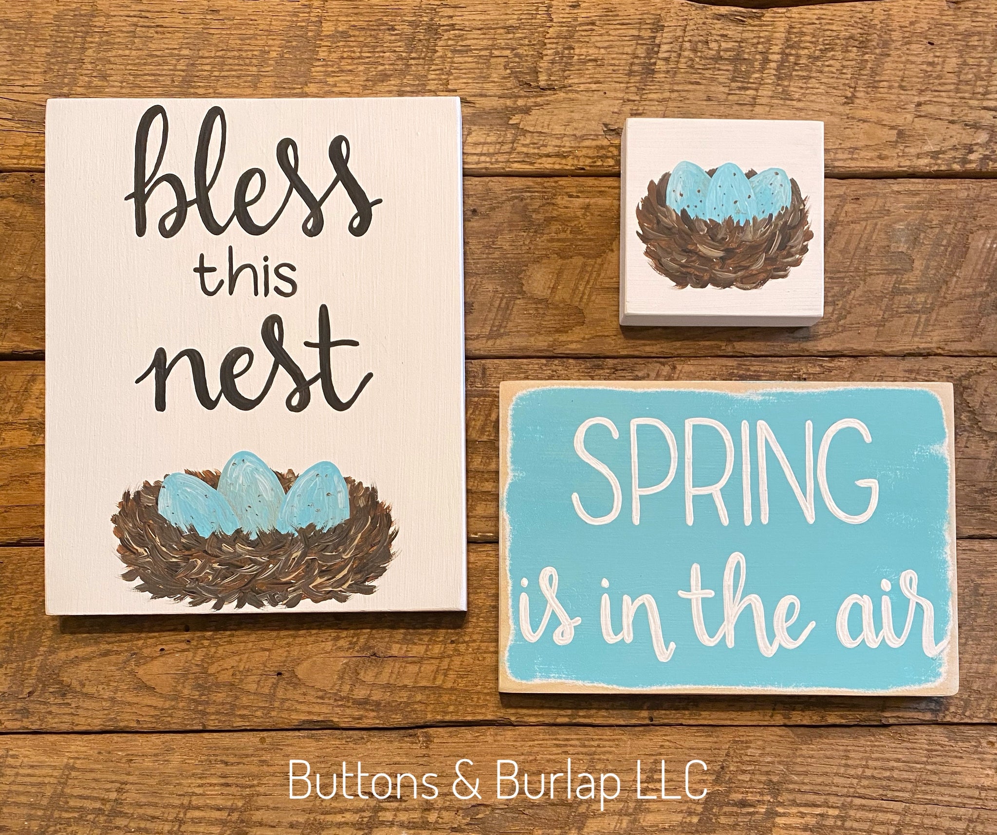 Bless this nest – Buttons & Burlap LLC