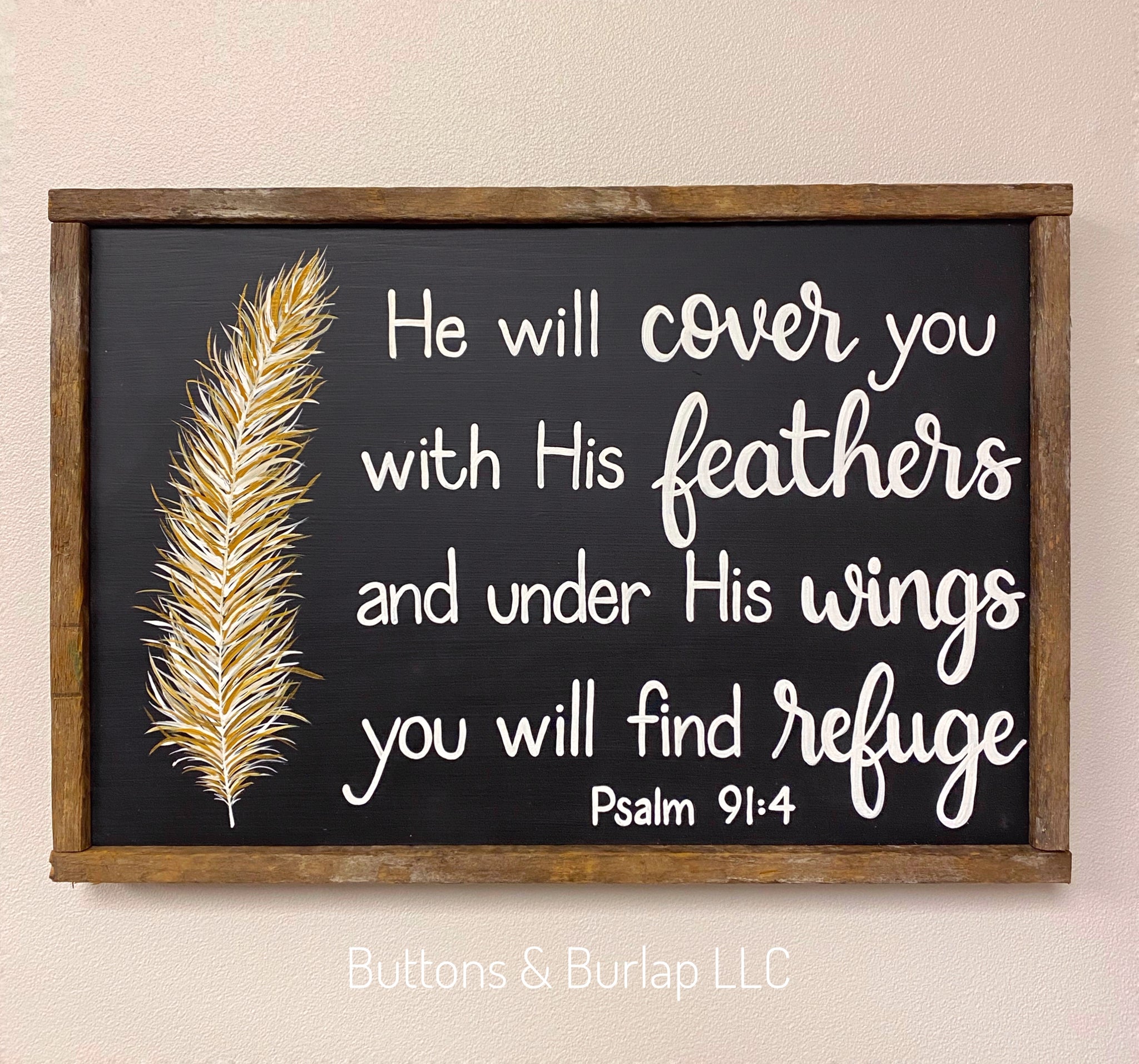 He will cover you with his feathers