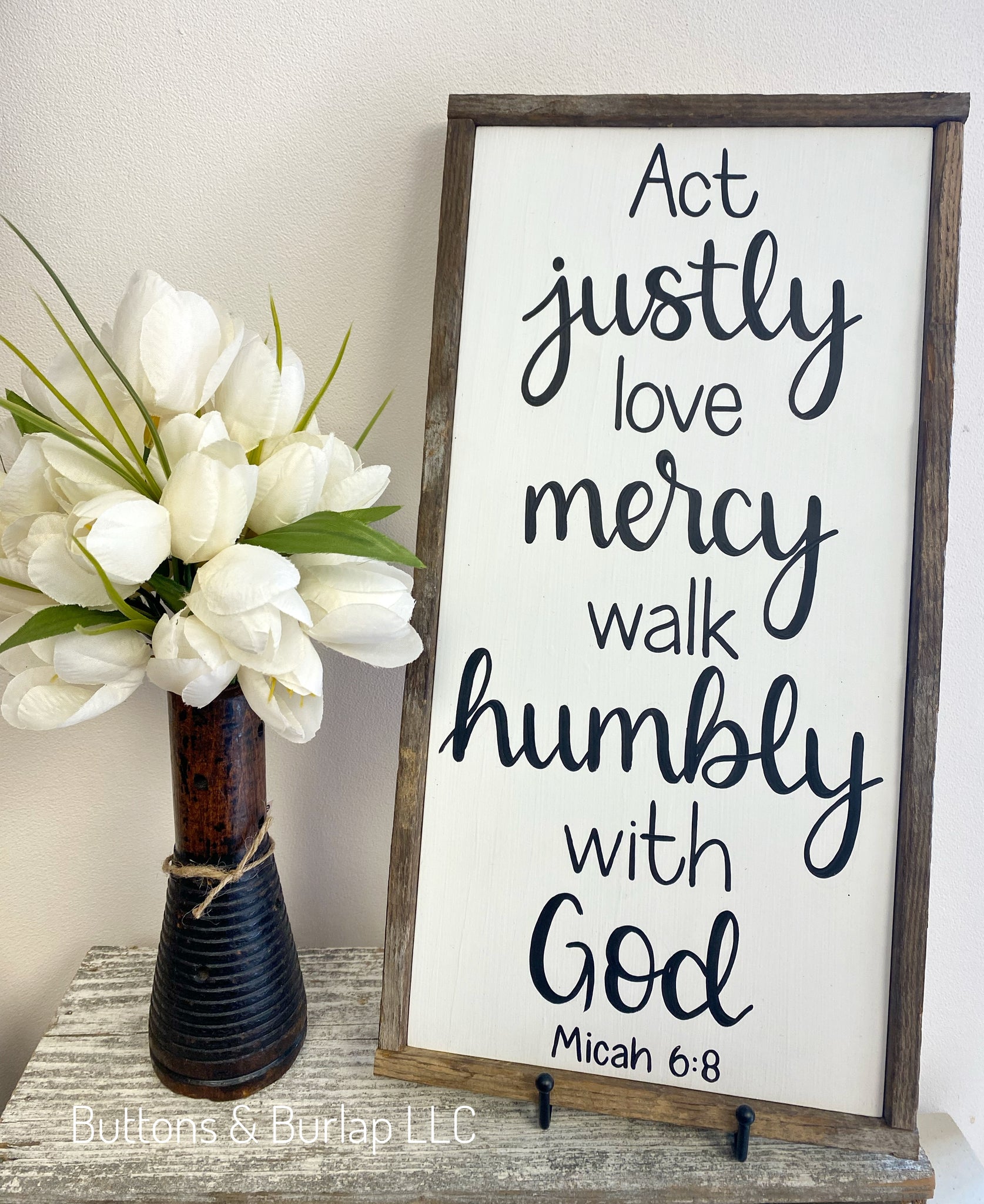 Act justly, love mercy, walk humbly