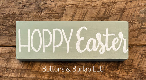 Bunny, hoppy Easter shelf sitters