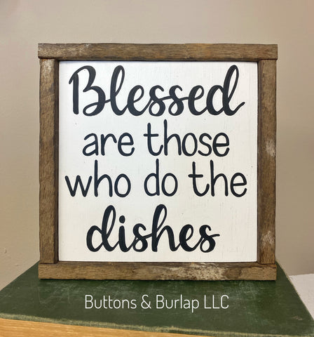 Blessed, kitchen sign