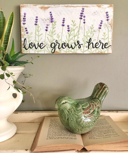 Lavender, love grows here